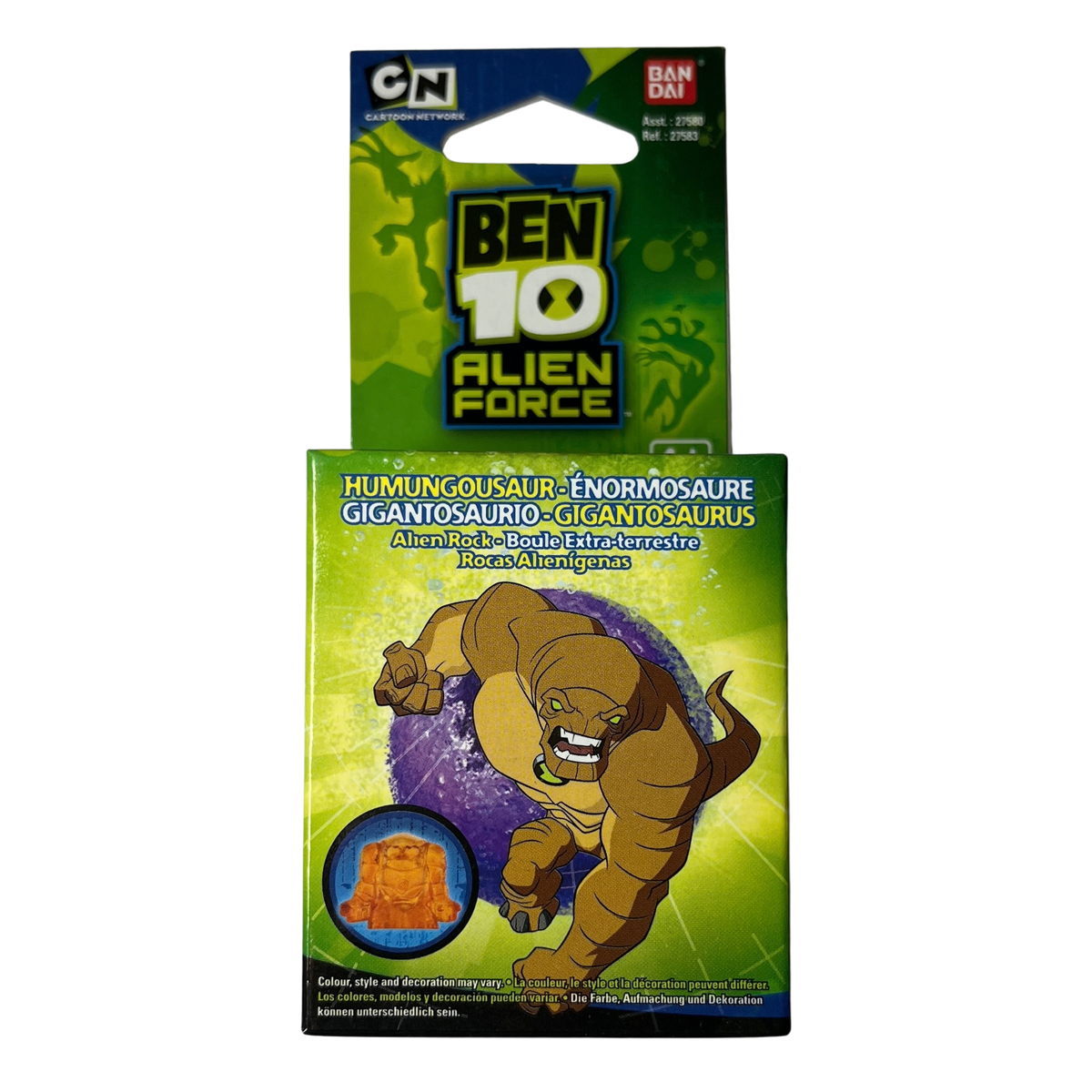 Ben 10 Alien Force Humungousaur Alien Rock NEW Sealed Bandai 27583 – Vintage 2000s Collectible