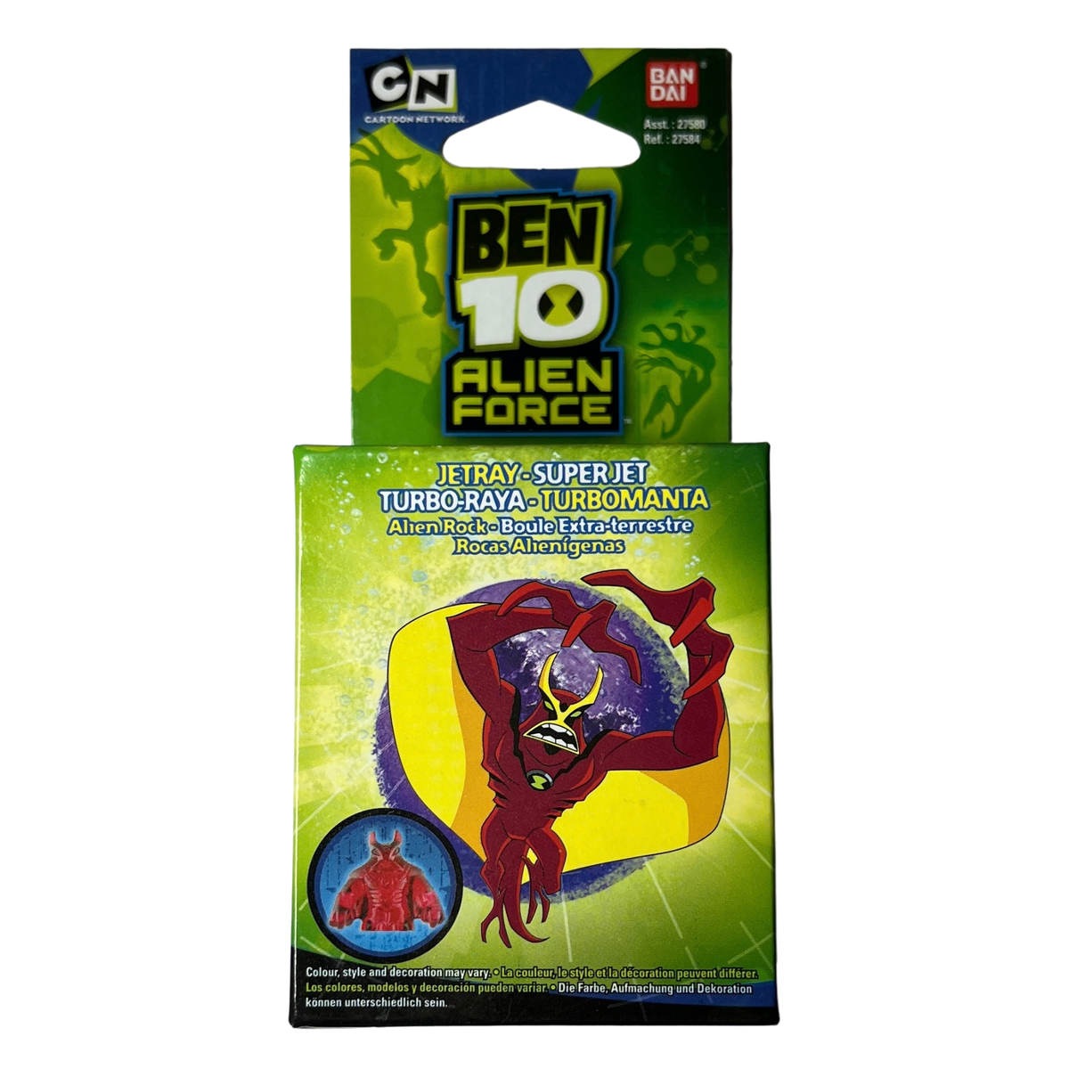 Ben 10 Alien Force Jetray Alien Rock NEW Sealed Bandai 27584 – Vintage 2000s Collectible