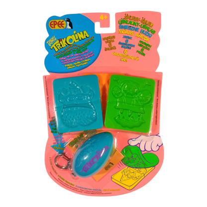 Moose Toys 1990s Tricky Putty (BLUE) – 3 Fun Molds – Sealed Original