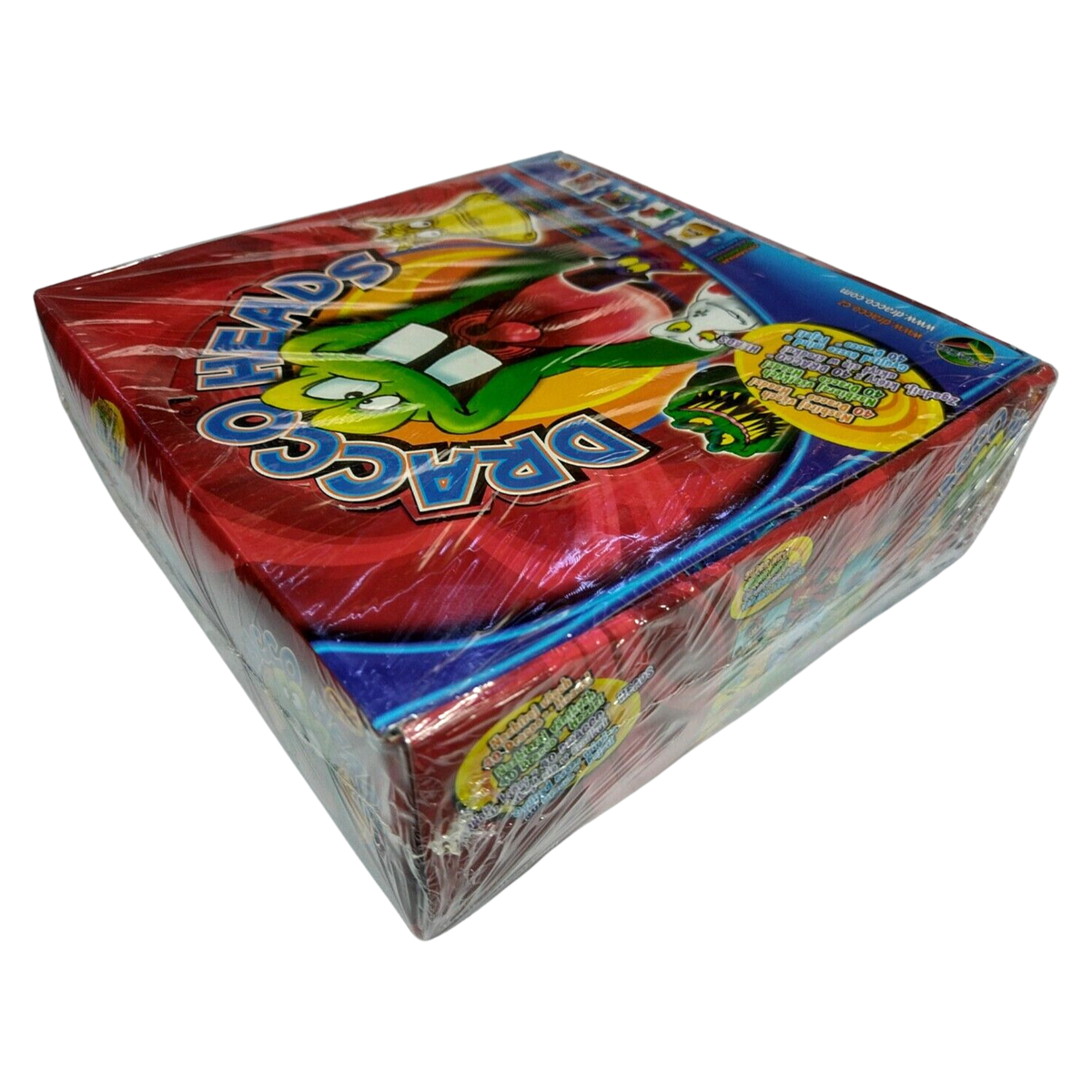Dracco Heads Original Series 1 Sealed Box (24 Packs) – 1999 – Gogo's Crazy Bones