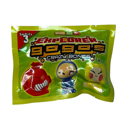 Gogo's Crazy Bones Series 3 Explorer – Sealed Pack – 3 Figures